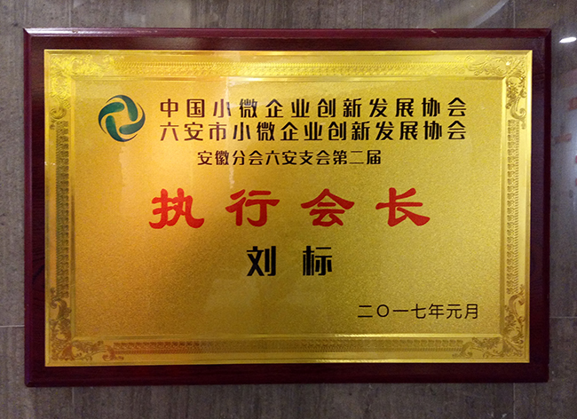 六安標(biāo)榜裝飾-執(zhí)行會(huì)長(zhǎng)